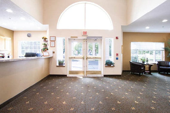 Avamere at Albany Assisted Living in Oregon front entrance